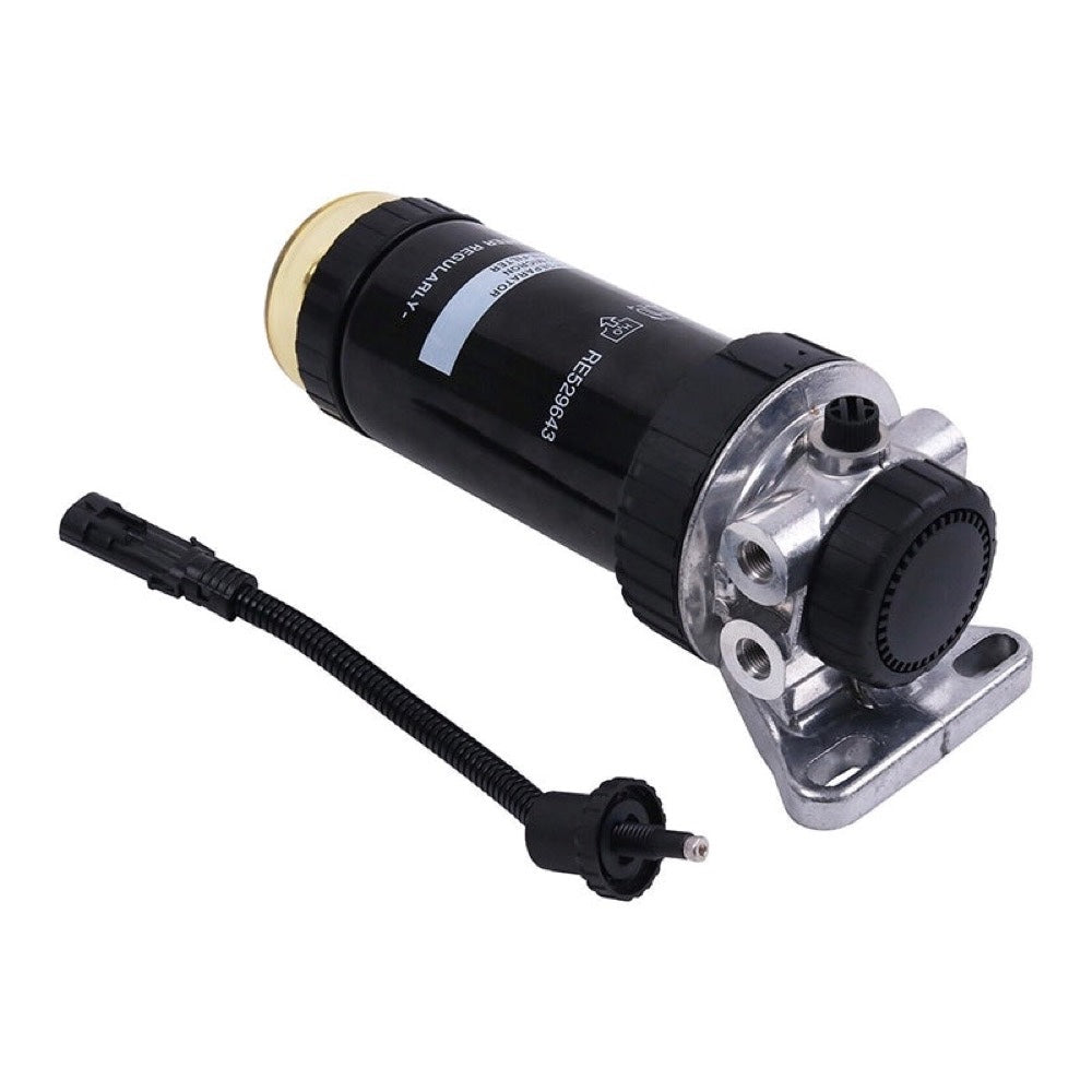 Fuel Filter Water Separator and Housing RE541922 RE529641 fits John Deere Engine 3029 4045 6068 Excavator Tractor